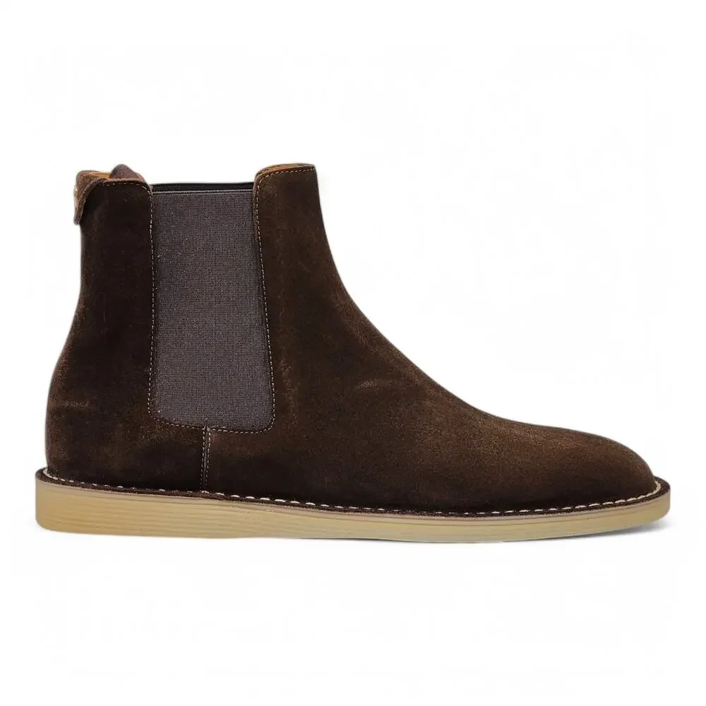 Dolce & Gabbana Suede Ankle Chukka Boots Brown UK 9 US 10 - New $995